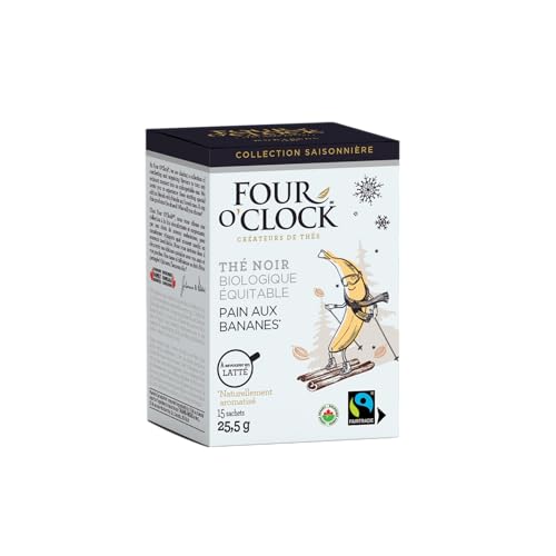 Banana Bread Black Tea - Organic Fair Trade, Holiday Collection, Low Caffeine, Natural & Sugar-Free, 2 x 15 Tea Bags - Canadian Distribution - Ships Free Within Canada on Orders Above CAD $199 - Image 8