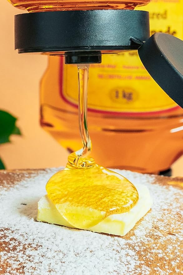 Be Sweet - Honey Flavoured Spread Upside Down Bottle - Case of 12 x 1KG Bottles - 3KG Bottle - Canadian Distribution - Ships Free Within Canada on Orders Above CAD $199 - Image 5