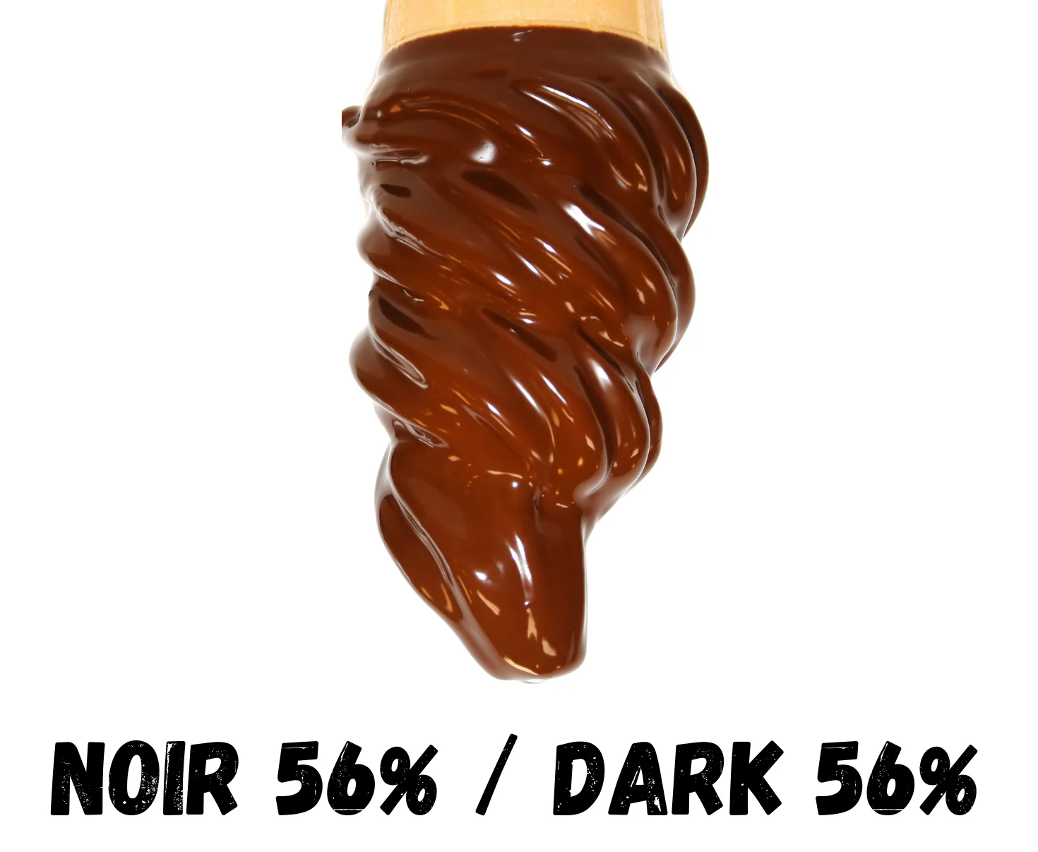 Belgian Dark 56% Cone Dip - Case of 6 x 1KG - Canadian Distribution - Ships Free Within Canada on Orders Above CAD $199