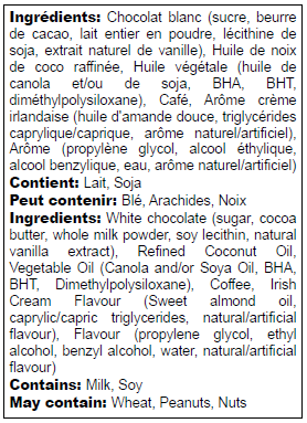 Belgian Irish cream Cone Dip - Case of 6 x 1KG - Canadian Distribution - Ships Free Within Canada on Orders Above CAD $199 - Image 2