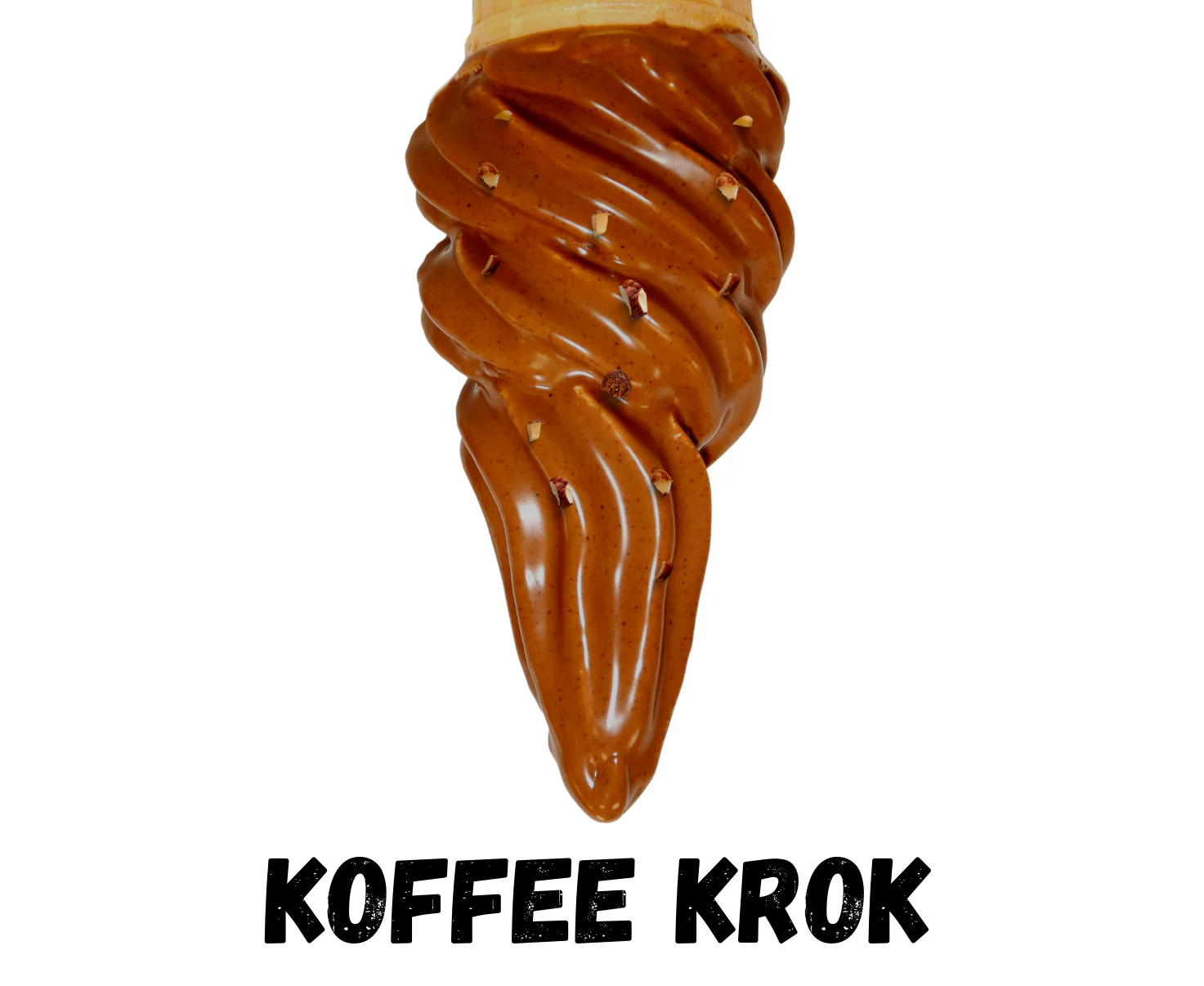 Belgian Koffee Krok Cone Dip - Case of 6 x 1KG - Canadian Distribution - Ships Free Within Canada on Orders Above CAD $199