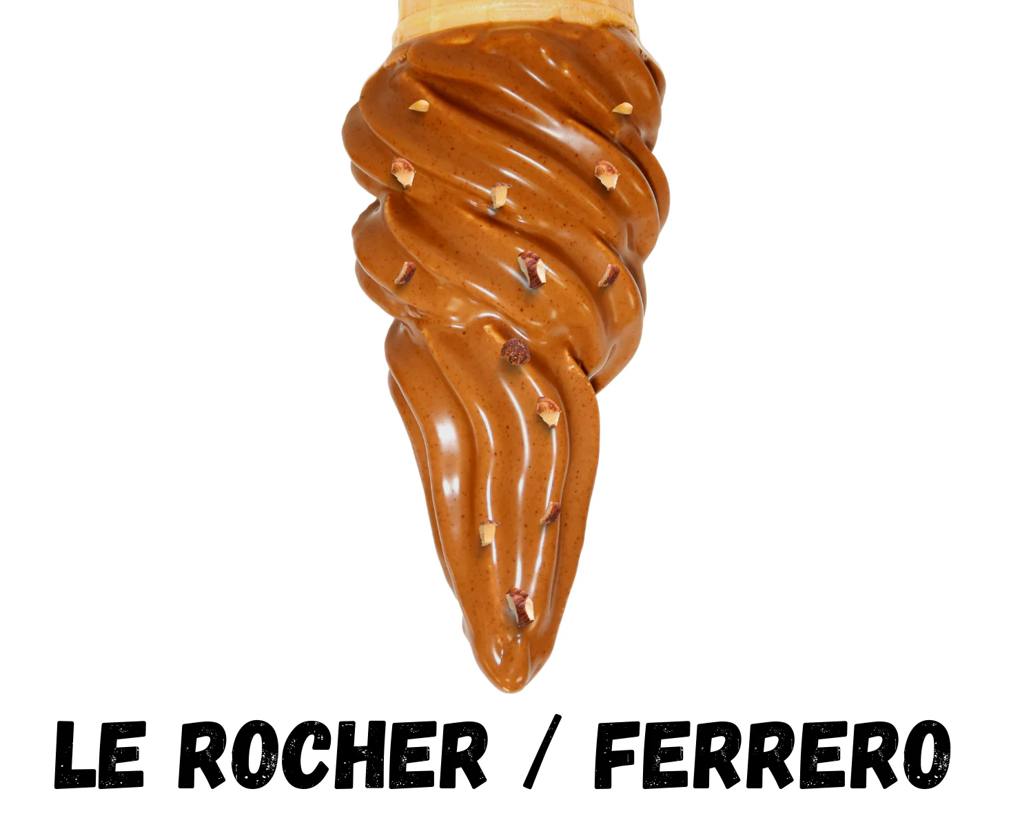 Belgian Milk Crunchy Praline Cone Dip - Case of 6 x 1KG - Canadian Distribution - Ships Free Within Canada on Orders Above CAD $199