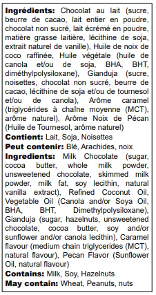 Belgian Pecans & Caramel Cone Dip - Case of 6 x 1KG - Canadian Distribution - Ships Free Within Canada on Orders Above CAD $199 - Image 2