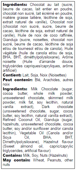 Belgian Praline with Nuts Cone Dip - Case of 6 x 1KG - Canadian Distribution - Ships Free Within Canada on Orders Above CAD $199 - Image 2