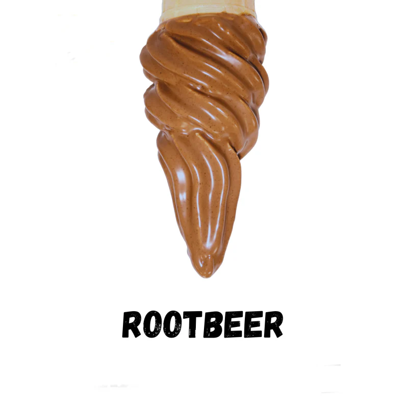 Belgian Root Beer Cone Dip - Case of 6 x 1KG - Canadian Distribution - Ships Free Within Canada on Orders Above CAD $199
