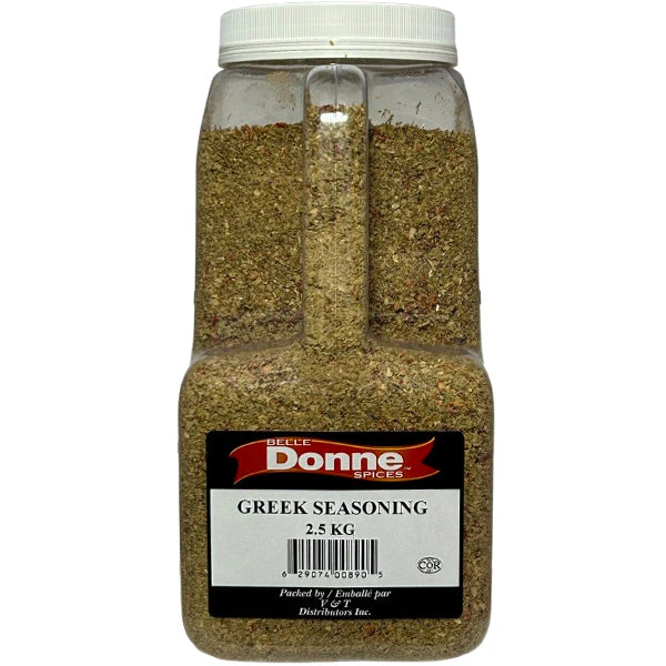 Belle Donne - GREEK SEASONING 2.5KG - Seasonings & Spices - Canadian Distribution - Ships Free Within Canada on Orders Above CAD $199