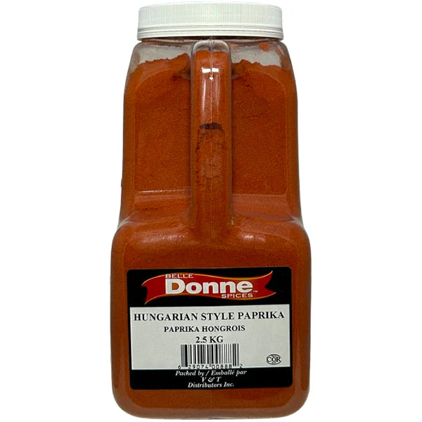 BELLE DONNE - HUNGARIAN PAPRIKA 2.5KG - Seasonings & Spices - Canadian Distribution - Ships Free Within Canada on Orders Above CAD $199
