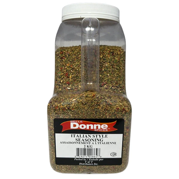 Belle Donne - ITALIAN STYLE SEASONING 2KG - Seasonings & Spices - Canadian Distribution - Ships Free Within Canada on Orders Above CAD $199