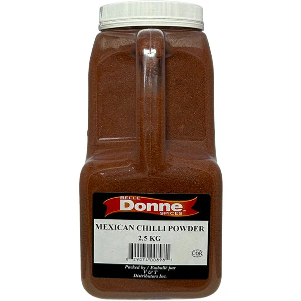 BELLE DONNE - MEXICAN CHILLI POWDER 2.5KG - Seasonings & Spices - Canadian Distribution - Ships Free Within Canada on Orders Above CAD $199