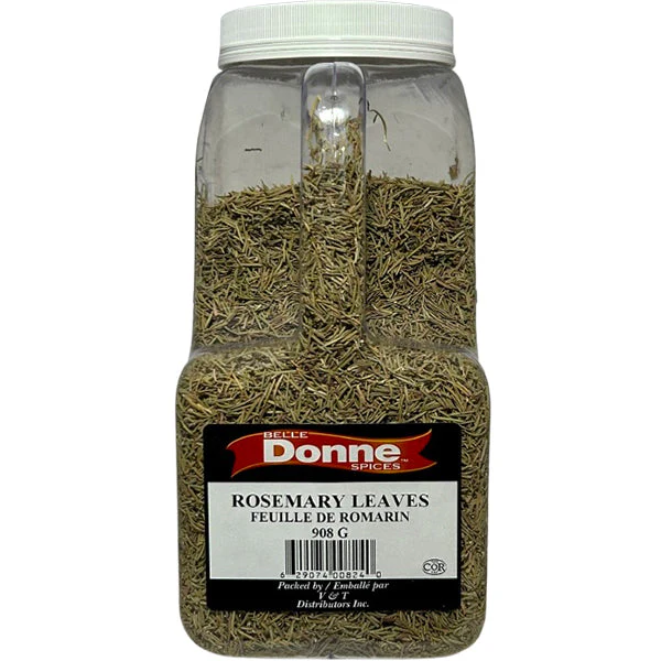 Belle Donne - ROSEMARY LEAVES 908GR - Seasonings & Spices - Canadian Distribution - Ships Free Within Canada on Orders Above CAD $199