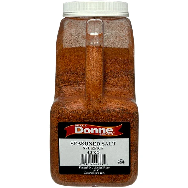 Belle Donne - SEASONED SALT 4.3KG - Seasonings & Spices - Canadian Distribution - Ships Free Within Canada on Orders Above CAD $199