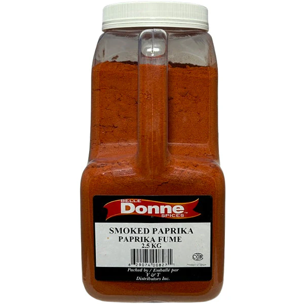 BELLE DONNE - SMOKED PAPRIKA 2.5KG - Seasonings & Spices - Canadian Distribution - Ships Free Within Canada on Orders Above CAD $199