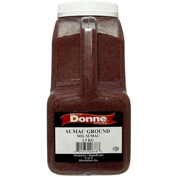 Belle Donne - SUMAC GROUND 2.5KG - Seasonings & Spices - Canadian Distribution - Ships Free Within Canada on Orders Above CAD $199