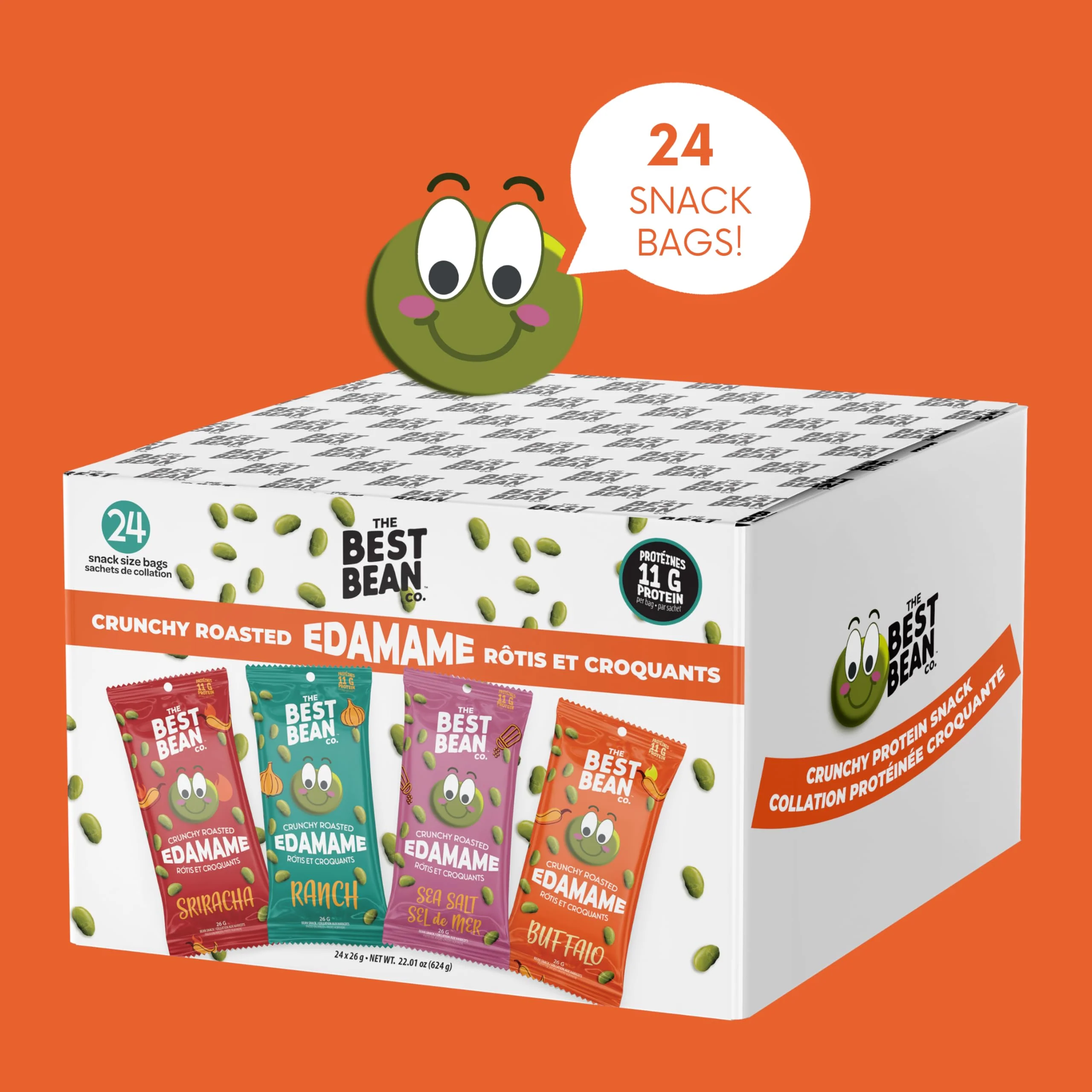 Best Bean Co. – Roasted Edamame Snack – Variety Pack – 24 Bags - Canadian Distribution - Ships Free Within Canada on Orders Above CAD $199 - Image 8