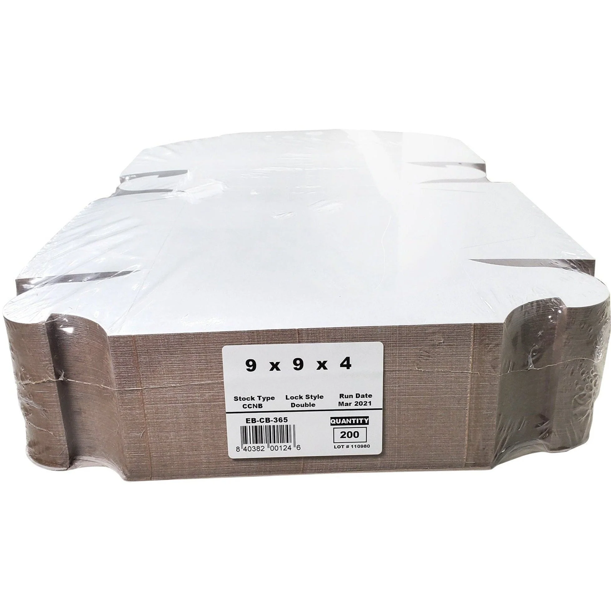 EB - White Cake Boxes - 9x9x4 - Image 8