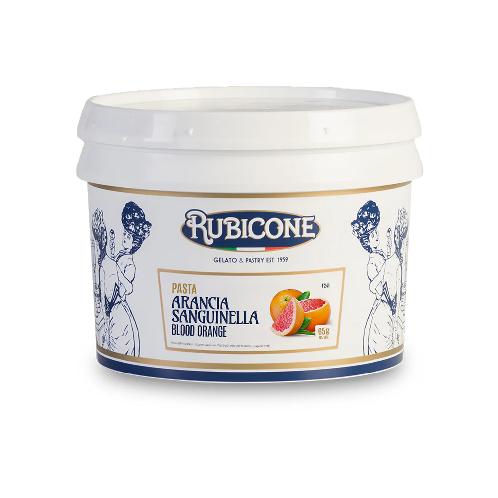 "PRE-ORDER" Blood Orange Paste - Fruit Gelato Pastes - Case of 2 x 3 KG Buckets - Rubicone Canada - Ships Free Within Canada on Orders Above CAD $199