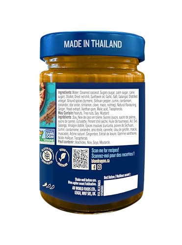 Blue Dragon Thai Coconut Curry Sauce 2 x 325ml - Canadian Distribution - Ships Free Within Canada on Orders Above CAD $199 - Image 4