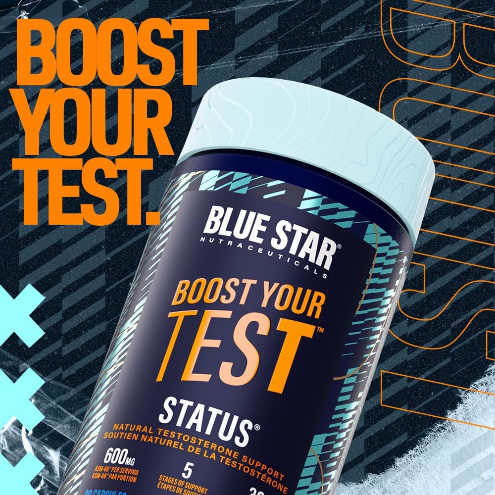 Blue Star – Status Testosterone Booster – 90 Capsules - Image 2