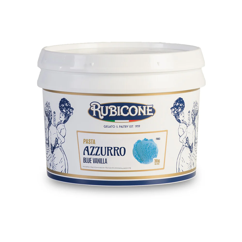 "PRE-ORDER" Blue Vanilla Paste - Classic Gelato Pastes - Case of 2 x 3 KG Buckets - Rubicone Canada - Ships Free Within Canada on Orders Above CAD $199