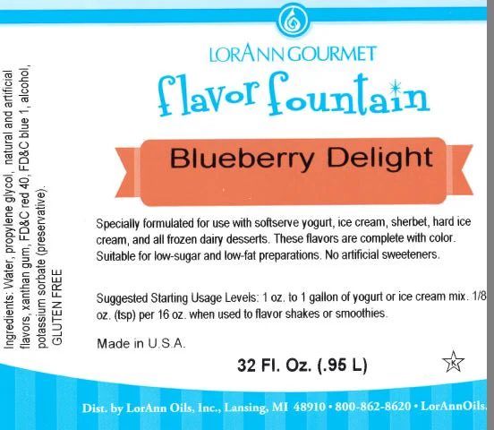 Blueberry Delight Flavor - 4 oz. - 32 oz. - Ice Cream and Beverage Flavors - LorAnn Oils - Canadian Distribution - Ships Free Within Canada on Orders Above CAD $199 - Image 3