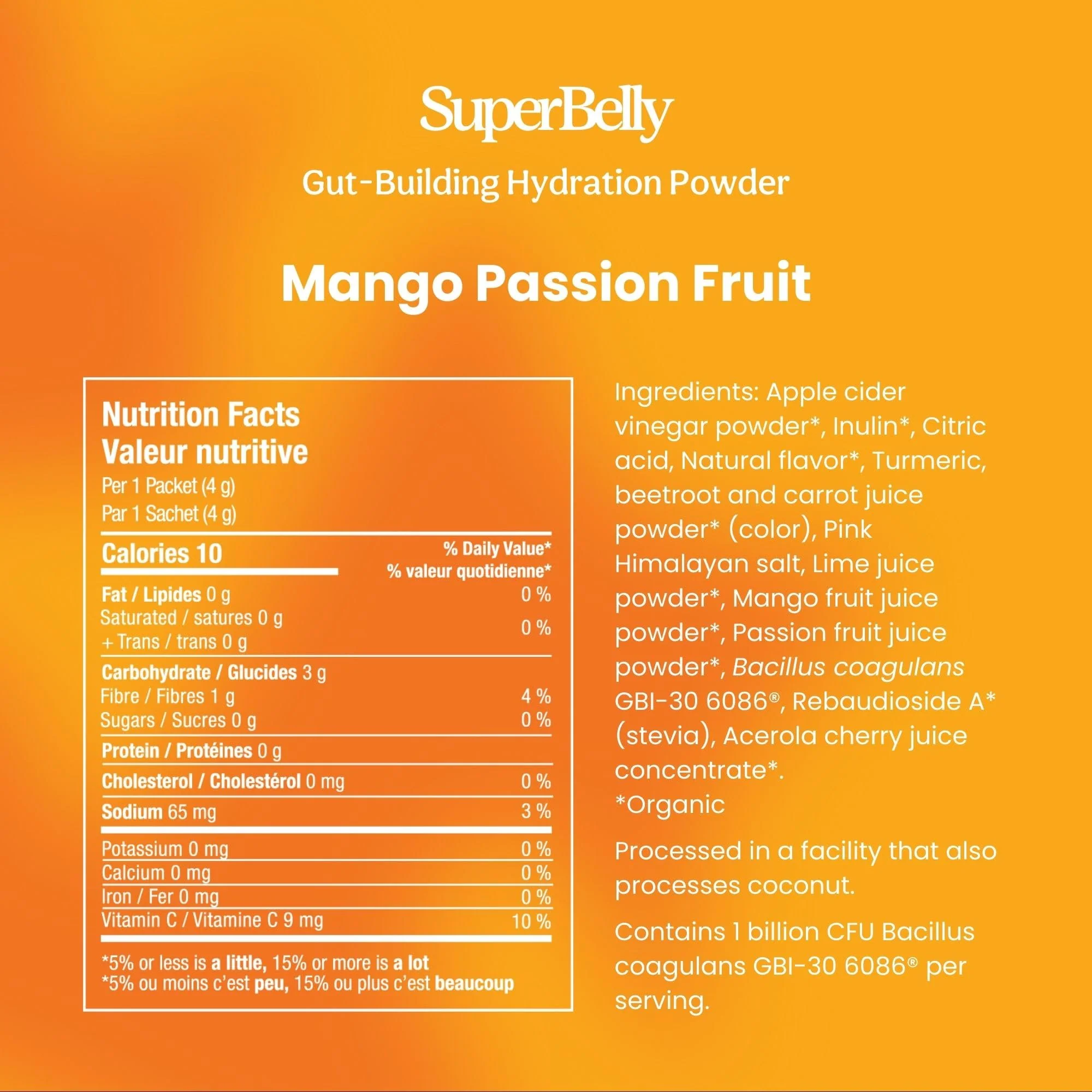 Blume - SuperBelly Sticks - Mango Passion Fruit - ACV - Sugar-Free - 15 Pack - Canadian Distribution - Ships Free Within Canada on Orders Above CAD $199 - Image 3