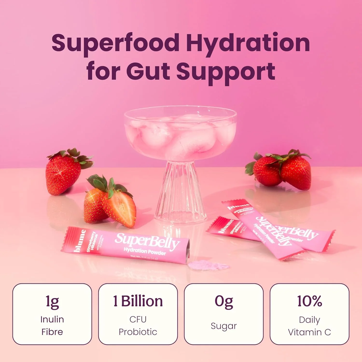 Blume - SuperBelly Variety Pack - Gut Health Hydration - 45 Sticks - Canadian Distribution - Ships Free Within Canada on Orders Above CAD $199 - Image 3