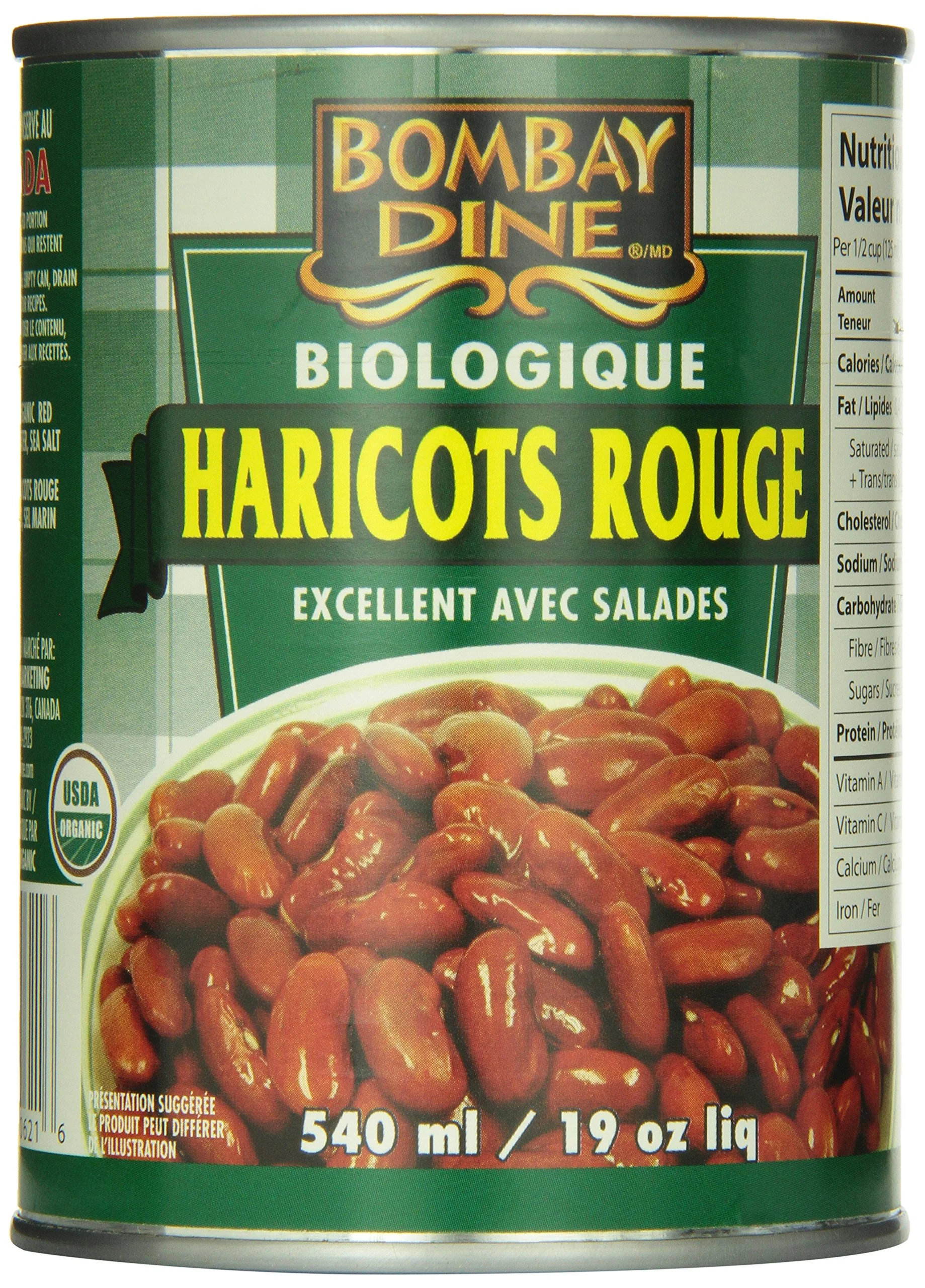BombayBreeze Organic Kidney Beans, 2 x 18.26 oz - Canadian Distribution - Ships Free Within Canada on Orders Above CAD $199 - Image 5