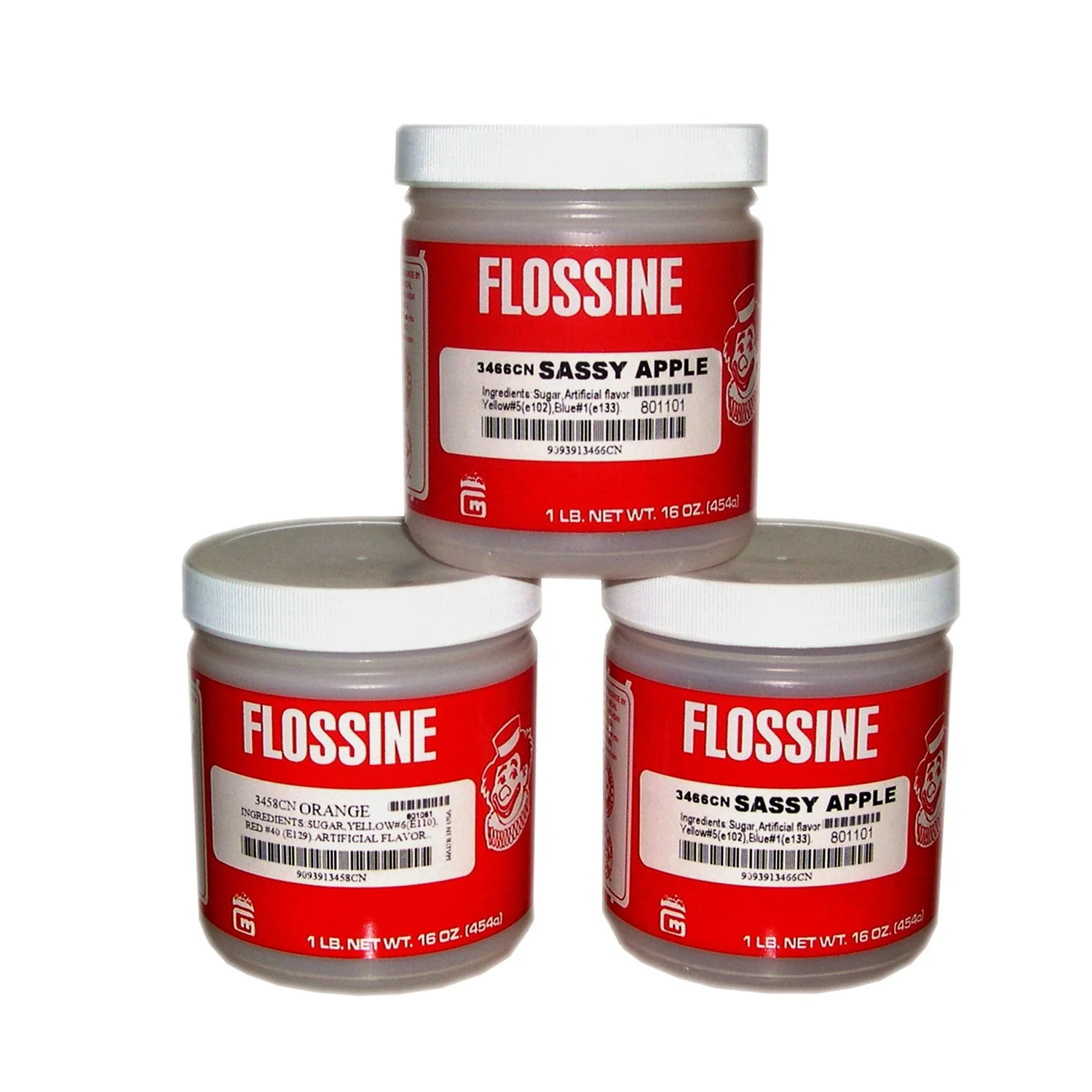 Blue Raspberry Flossine® | COTTON CANDY SUPPLIES CANADA | 12 X 1 LBS PER CASE | Ships Free Within Canada on Orders Above CAD $199