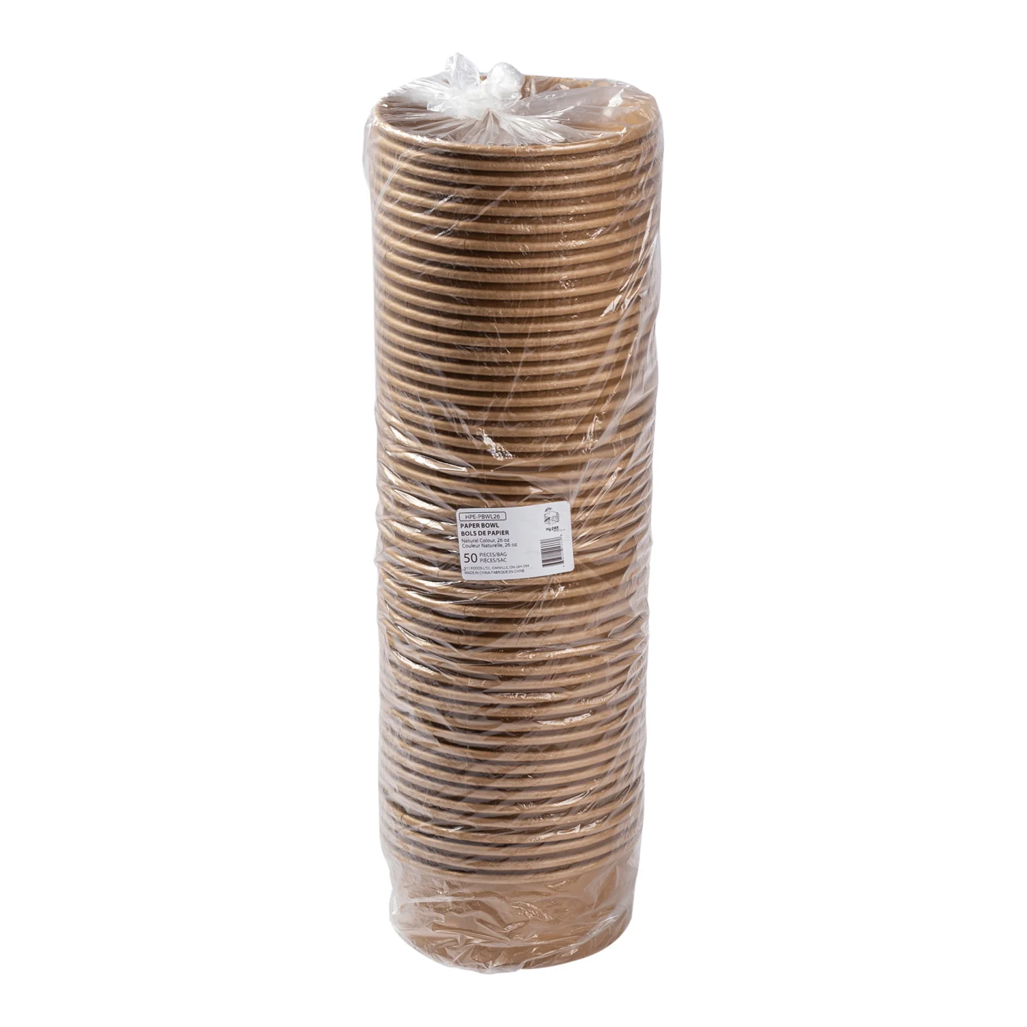 Bowl Paper Container 26 oz. - 1 x 300 count - Hy-pax - Packaging and Accessories - Restaurant Supplies and Equipment - Canadian Distribution - Image 3