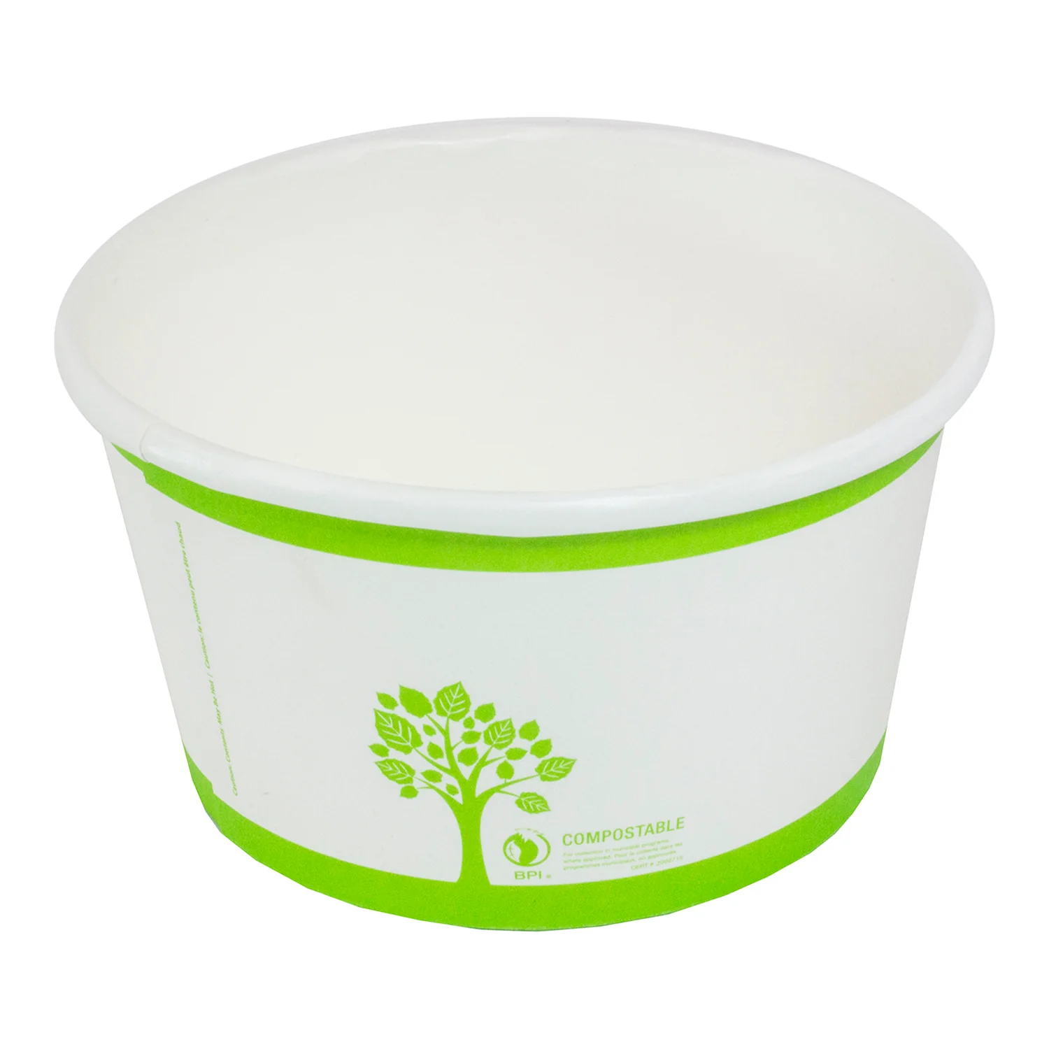 Bowl Paper Soup 12 oz. Tree Design - 500 x 12 oz - Galligreen - Packaging and Accessories - Restaurant Supplies and Equipment - Canadian Distribution - Image 2