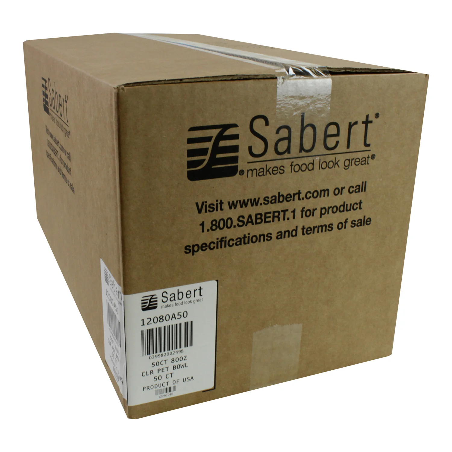 Bowl Plastic Classic 80 oz. - 50 x 10.5 inches - Sabert - Packaging and Accessories - Restaurant Supplies and Equipment - Canadian Distribution - Image 2