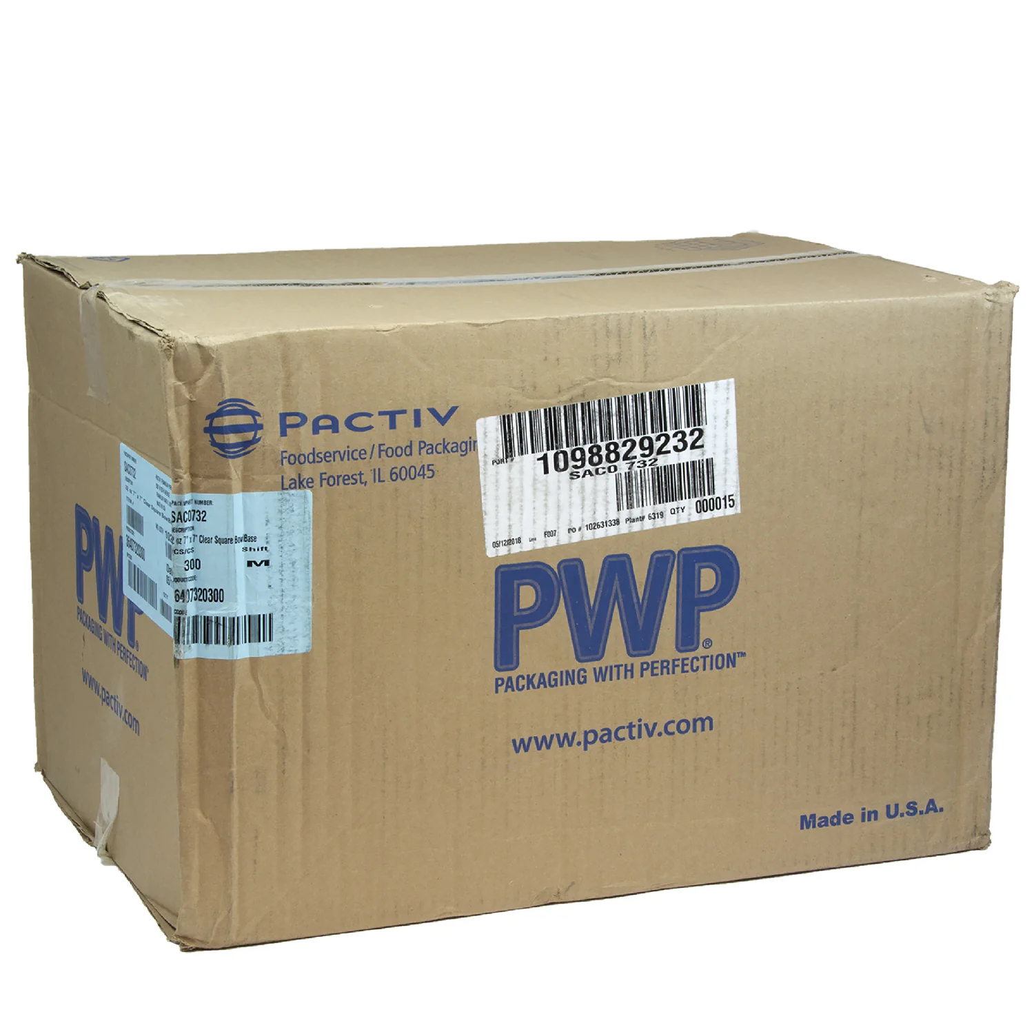 Bowl Plastic Clear Square 32 oz. 7 x 7 - 2 x 150 count - Pactiv Corp - Packaging and Accessories - Restaurant Supplies and Equipment - Canadian Distribution - Image 13