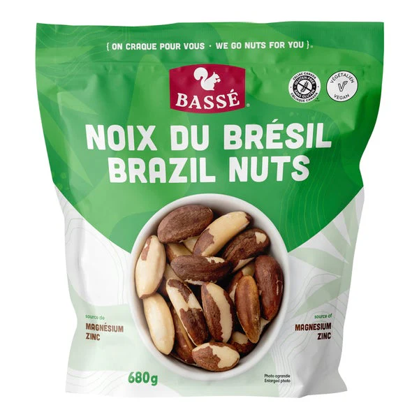 Brazil Nuts - 4 x 680 g - Bassé - Canadian Distribution - Ships Free Within Canada on Orders Above CAD $199