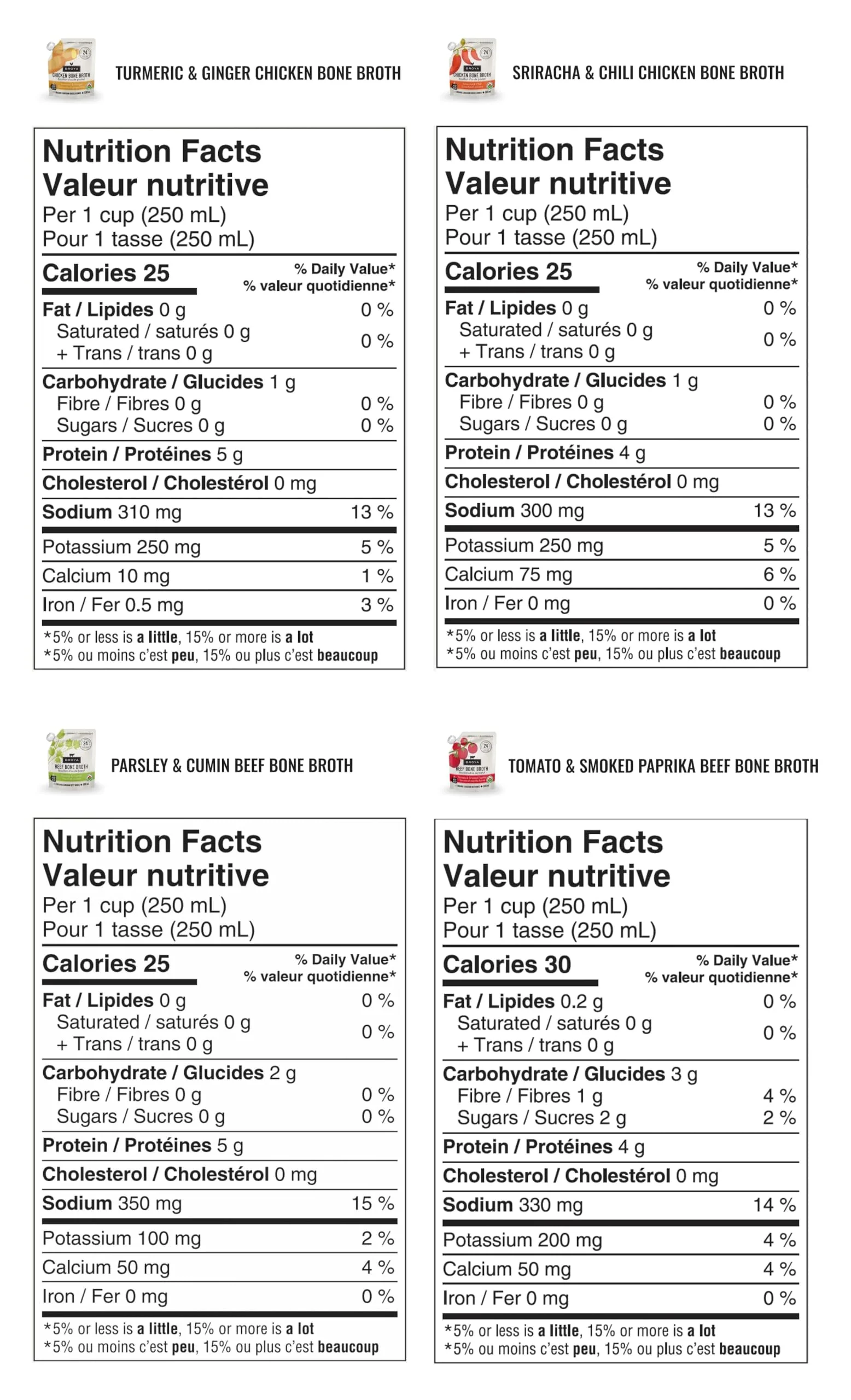 Broya – Bone Broth Variety Pack – Beef and Chicken – 8 Pack - Canadian Distribution - Ships Free Within Canada on Orders Above CAD $199 - Image 9