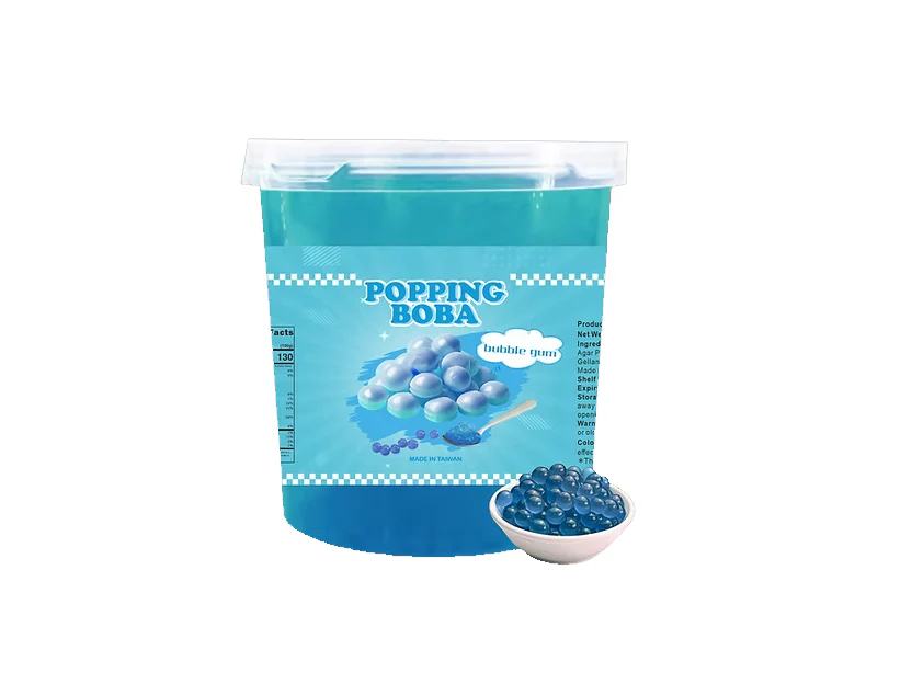 Bubble Gum Bursting Boba - 7 LB Jar - Popping Boba - Ships Free Within Canada on Orders Above CAD $199