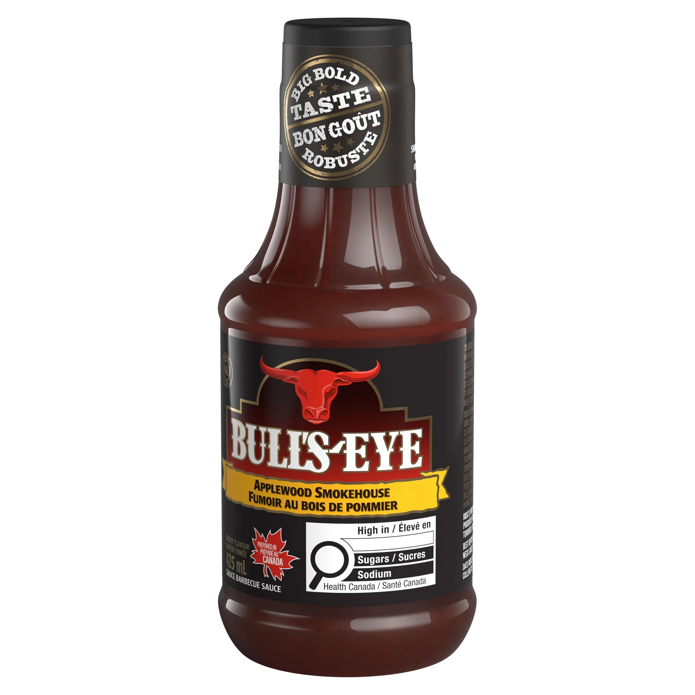 Bull's-Eye Applewood Smokehouse Barbecue Sauce, 425 mL – Perfect for Marinating and Grilling - Canadian Distribution - Ships Free Within Canada on Orders Above CAD $199 - Image 4