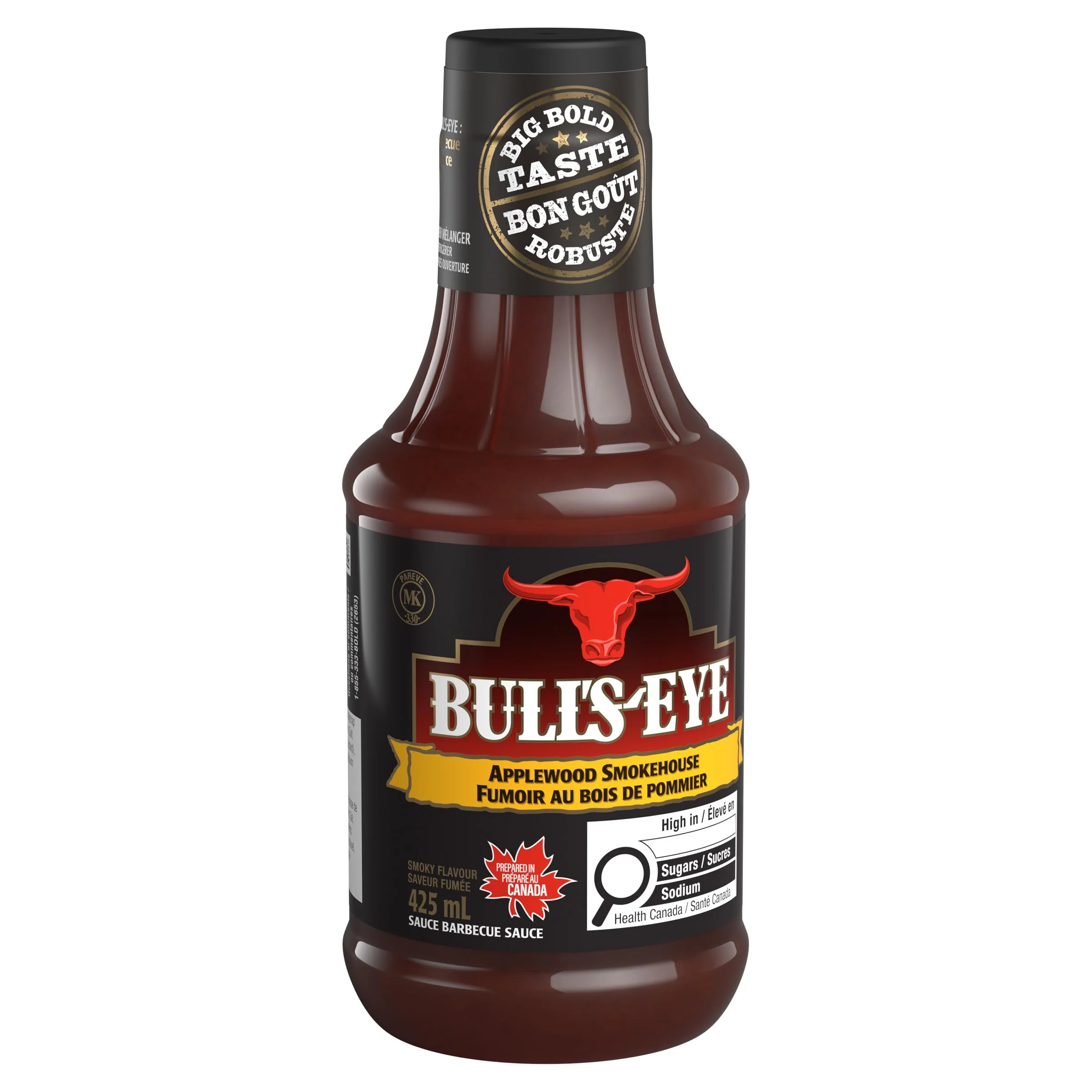 Bull's-Eye Applewood Smokehouse Barbecue Sauce, 425 mL – Perfect for Marinating and Grilling - Canadian Distribution - Ships Free Within Canada on Orders Above CAD $199 - Image 5