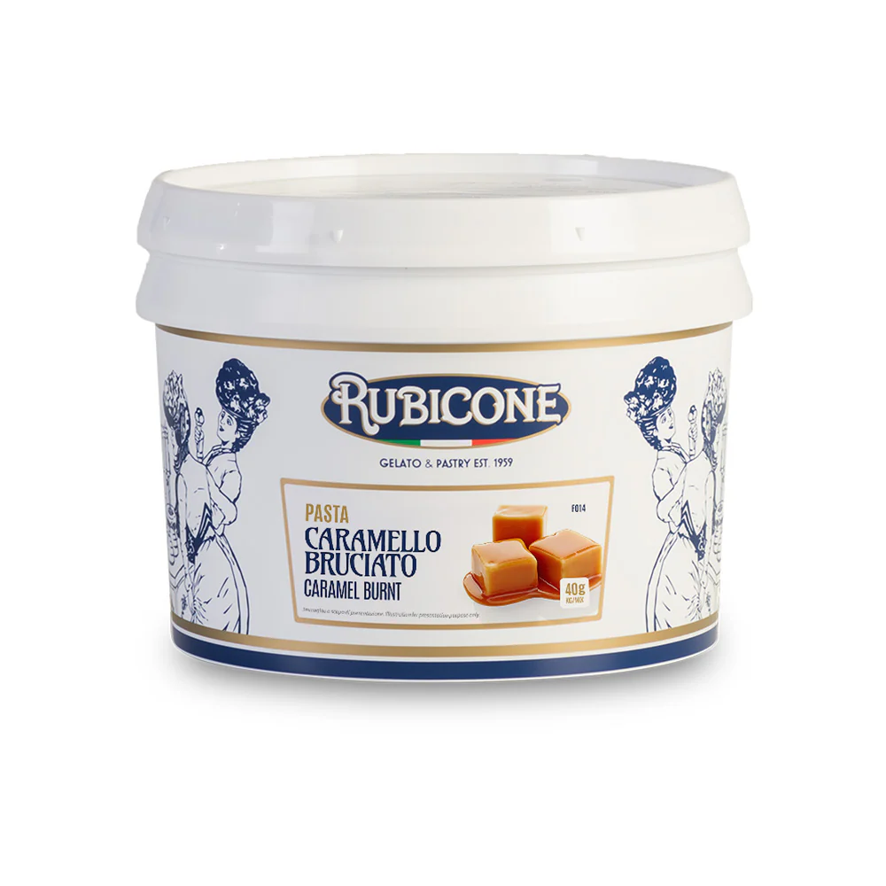 "PRE-ORDER" Burnt Caramel Paste - Classic Gelato Pastes - Case of 2 x 3 KG Buckets - Rubicone Canada - Ships Free Within Canada on Orders Above CAD $199