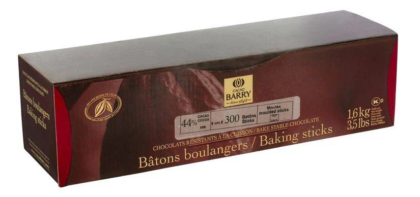 Cacao Barry - Baking - Chocolate Batons Baking Sticks (8 cm) - 1.6kg Box - Case of 15 x 1.6kg - Canadian Distribution - Ships Free Within Canada on Orders Above CAD $199 - Image 5