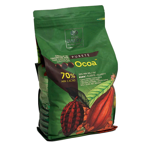 CACOA BARRY - COCOA 70% PUR NOIR 4x5 KG - Ships Free Within Canada on Orders Above CAD $199