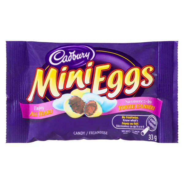 Cadbury Easter Mini Eggs - 12 x 24 x 33 g - Canadian Distribution - Ships Free Within Canada on Orders Above CAD $199