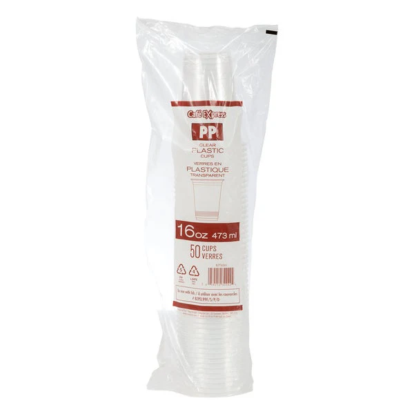 Café Express 16 oz Cold Cups - pack of 500  - Disposables, Restaurant Packaging and Take-Out Supplies - Canadian Distribution - Ships Free Within Canada on Orders Above CAD $199 - Image 2