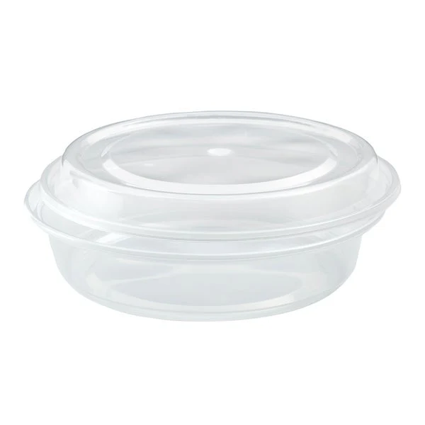 Café Express 22-oz Round Containers with Lids - Pack of 50  - Disposables, Restaurant Packaging and Take-Out Supplies - Canadian Distribution - Ships Free Within Canada on Orders Above CAD $199 - Image 2