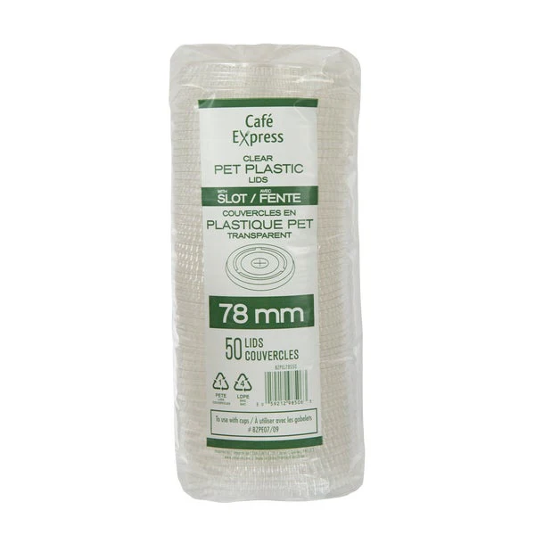 Cafe Express 78mm Lid - Pack Of 1000  - Disposables, Restaurant Packaging and Take-Out Supplies - Canadian Distribution - Ships Free Within Canada on Orders Above CAD $199 - Image 2