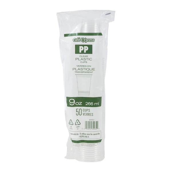 Cafe Express 9oz Cold Cup - Pack Of 500  - Disposables, Restaurant Packaging and Take-Out Supplies - Canadian Distribution - Ships Free Within Canada on Orders Above CAD $199 - Image 2
