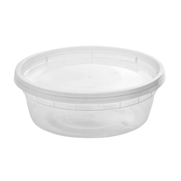 Café Express Deli Containers with Lids237 mL (8 oz) - Pack of 240  - Disposables, Restaurant Packaging and Take-Out Supplies - Canadian Distribution - Ships Free Within Canada on Orders Above CAD $199