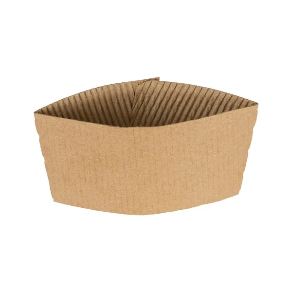 Café Express Kraft Coffee Sleeves - 10 packs of 100  - Disposables, Restaurant Packaging and Take-Out Supplies - Canadian Distribution - Ships Free Within Canada on Orders Above CAD $199