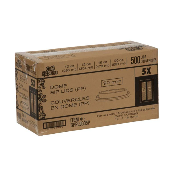 Café Express Sip Lid 90mm - 5 packs of 100  - Disposables, Restaurant Packaging and Take-Out Supplies - Canadian Distribution - Ships Free Within Canada on Orders Above CAD $199 - Image 3