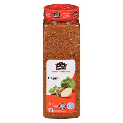 Cajun Seasoning - Spices and Seasonings - Clubhouse - 560gr. Jar - Case 12 x 560gr. Jars - Canadian Distributor and Supplier - Ships Free Within Canada on Orders Above CAD $199