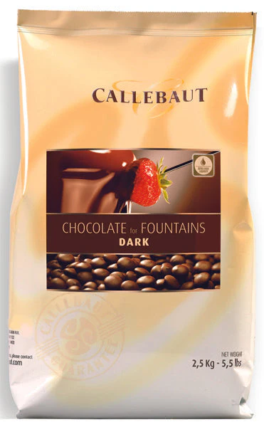 Callebaut Dark Chocolate for fountains (Box of 8x2.5KG) | 56.9% | Ships Free Within Canada on Orders Above CAD $199 - Image 2